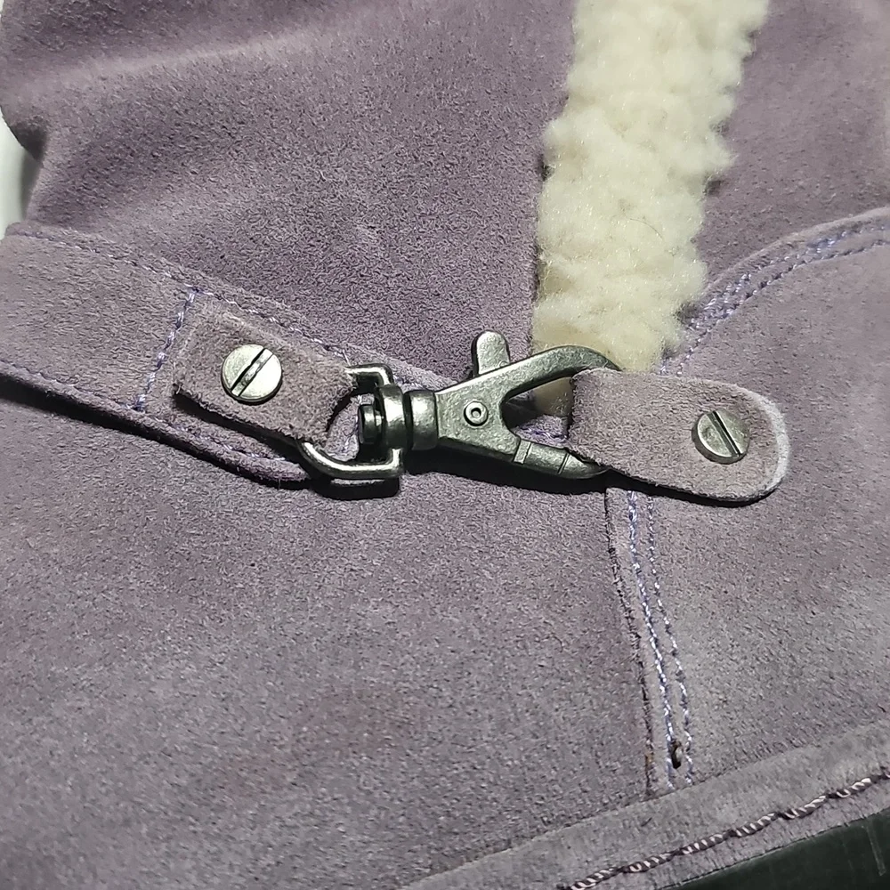 Lands End Women's Purple Lined Winter Boots